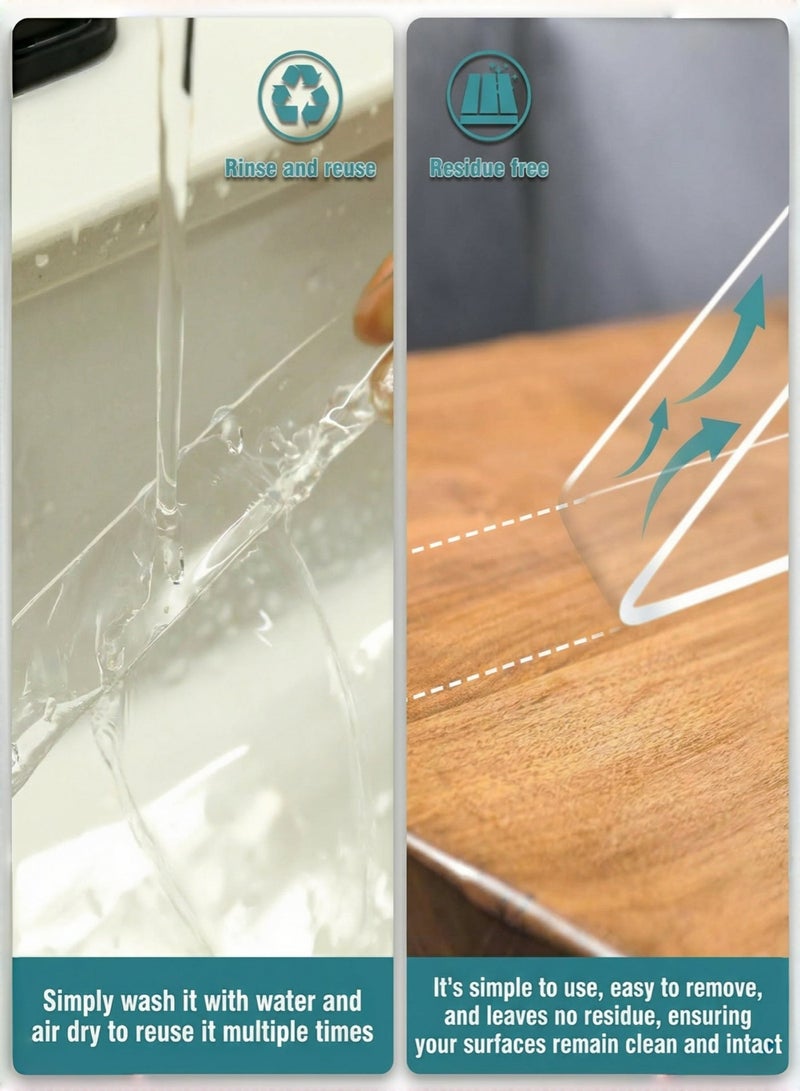 KUTONTECH Heavy-Duty Double-Sided Nano Tape, 5M Waterproof Strong Adhesive Mounting Tape for Indoor & Outdoor Use, Nano Gel Sticky Tape for Walls, Carpets, Rugs, Car, Home & Office. - Image 4